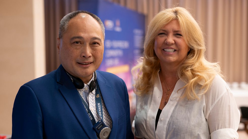 Isbrand Ho und Dr. Pippa Malmgren