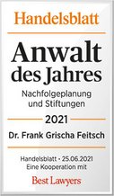 Handelsblatt Anwalt des Jahres 2021 Fleitsch