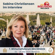 Sabine Christiansen bei unserem Medienpartner Inselradio Mallorca