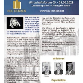Mallorca Magazin 18/2021: „Wirtschaftsforum 2021"