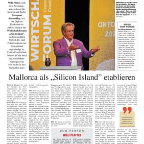 Mallorca Magazin: „Mallorca als „Silicon Island" etablieren."