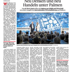 NEU DENKEN und neu Handeln unter Palmen