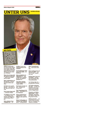 Willi Plattes im Wortspiel des Mallorca Magazins