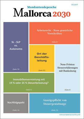 Mandantendepesche Mai 2019