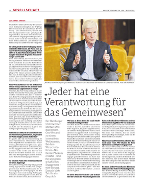 "Jeder hat eine Verantwortung für das Gemeinwesen"