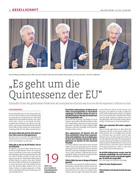 MALLORCA ZEITUNG - Nr. 1.256 - 30. Mai 2024: „Es geht um die Quintessenz der EU."