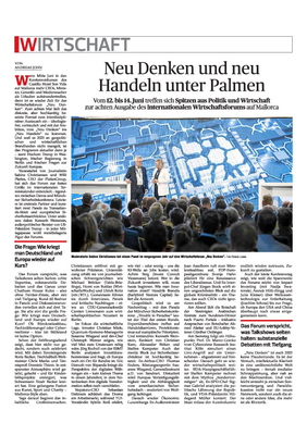 NEU DENKEN und neu Handeln unter Palmen