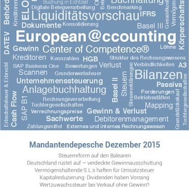 Mandantendepesche Dezember 2015
