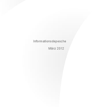 Mandantendepesche März 2012