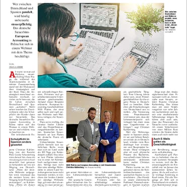 Mallorca Magazin; 12.06.2020; "Mallorca hat einige Steuerfallen"; Mallorca Magazin - Ein Zweitwohnsitz kann zur Steuerfalle werden