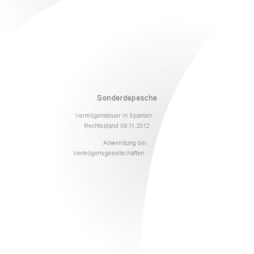 Sondermandantendepesche Vermögen 2012