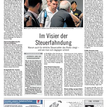 Mallorca Zeitung Nr. 685 - 20. Juni 2013: "Im Visier der Steuerfahndung."