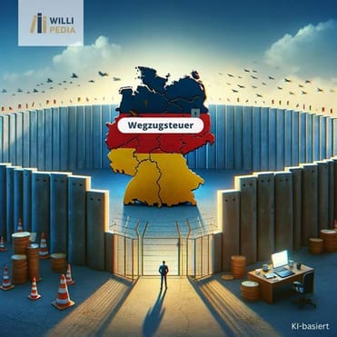Grafik Steuermauer um Deutschland