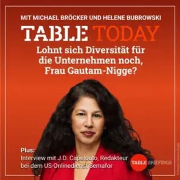 Podcast Thumbnail mit Porträt von Deepa Gautam-Nigge