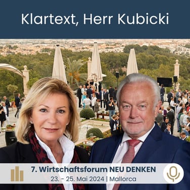 Nun aber mal Klartext, Herr Kubicki!