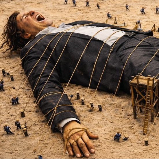 "Deutschland, gefesselt wie Gulliver"