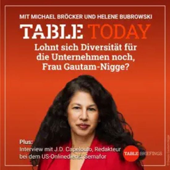 Podcast Thumbnail mit Porträt von Deepa Gautam-Nigge