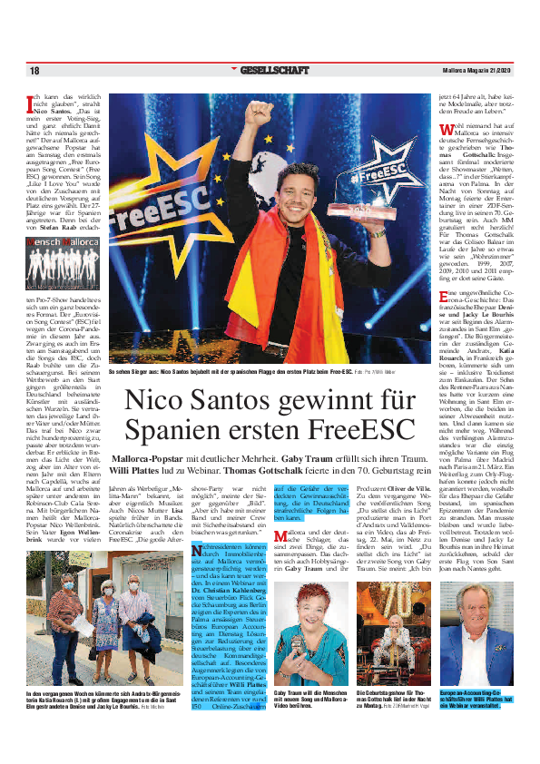 Mallorca Magazin 21/2020; Webinar über die spanische Vermögensteuer Mallorca Magazin - Lösungen zur Steuerbelastungsreduzierung