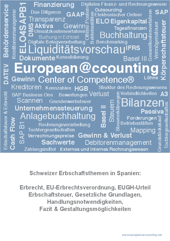 CH-EU Erbrechtsverordnung - Urteile Erbschaftsteuer
