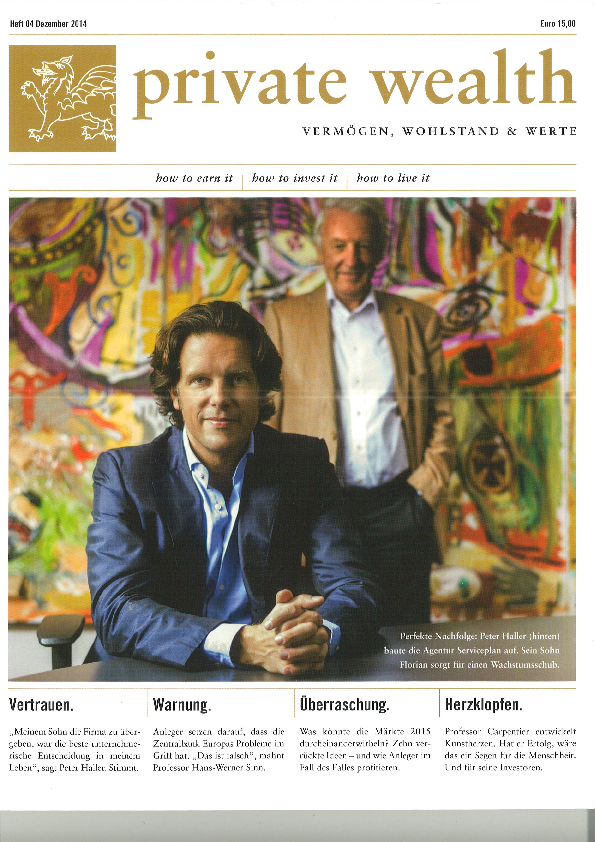 Zeitungsausschnitt Private Wealth