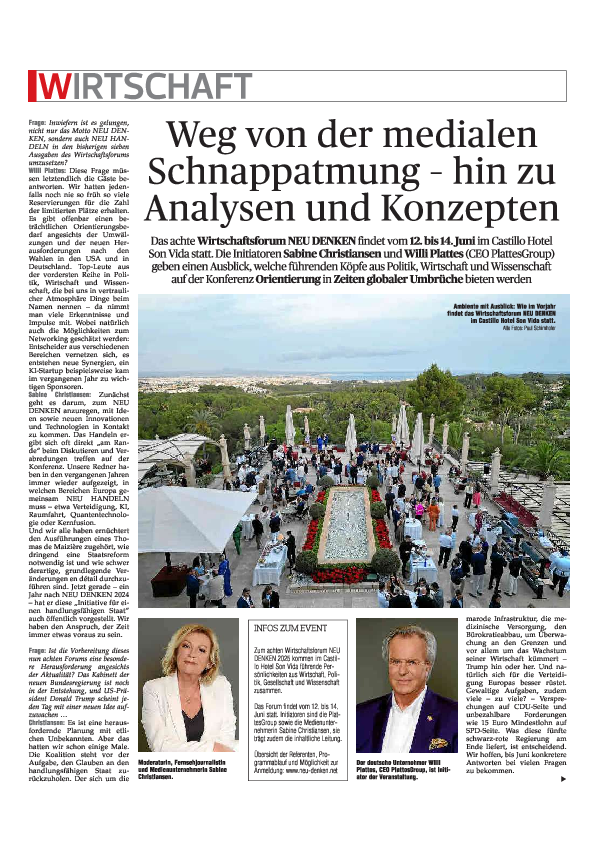 Weg von der medialen Schnappatmung – hin zu Analysen und Konzepten