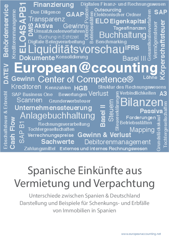 Spanische Einkünfte aus Vermietung und Verpachtung - 2015