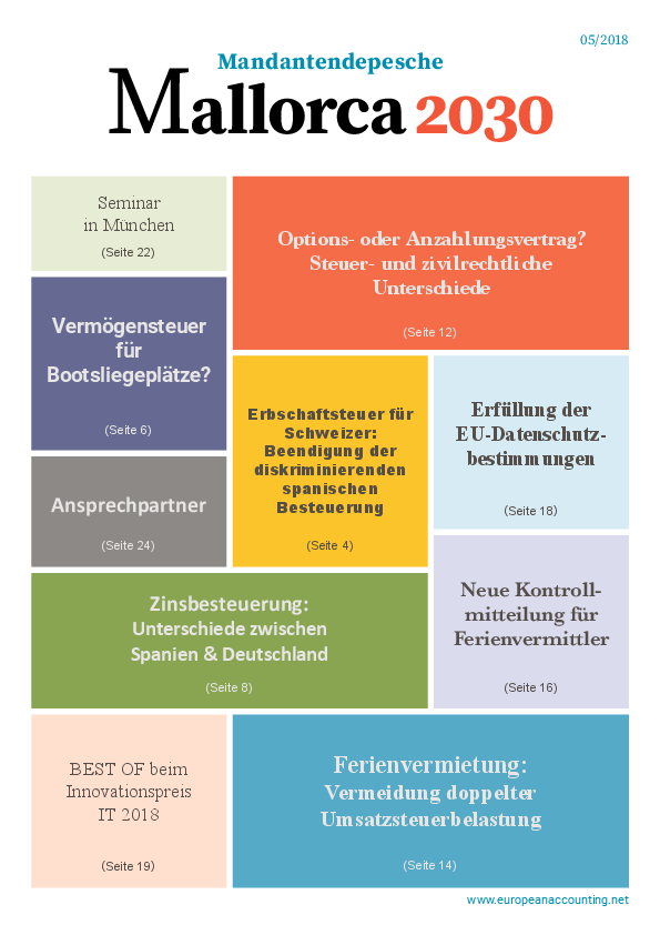 Mandantendepesche Mai 2018