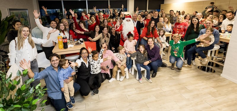 Gruppenbild der PlattesGroup beim Weihnachtsnachmittag