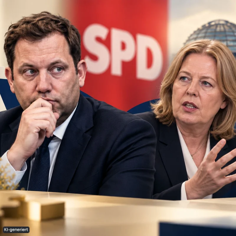 SPD-Papier: Lars Klingbeil und Bärbel Bas